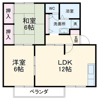 プレヤデスハイツ【A102号室】の間取り