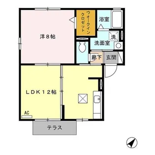 アヴァンセ【102号室】の間取り