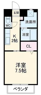 グレイス・アキ【2階】の間取り