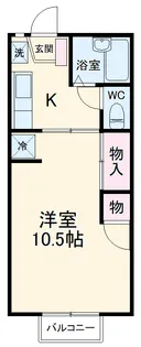 サンビレッジ【2階】の間取り