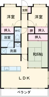 ベル・ドミール田中【202号室】の間取り