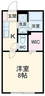 ネオステイゆう【1階】の間取り