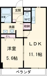 第3さくらマンション中央【6階】の間取り