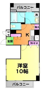 アメニティフラッツ【7階】の間取り