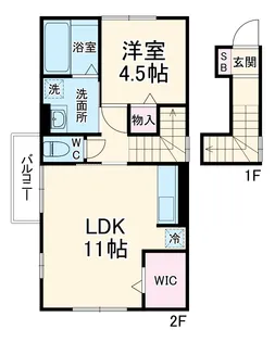 和(なごみ) B【2階】の間取り
