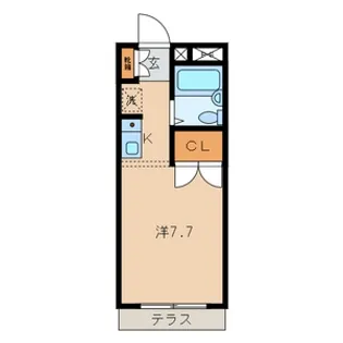 第12ヒカリハイツB棟【1階】の間取り