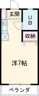 清山ハイツ【105号室】の間取り