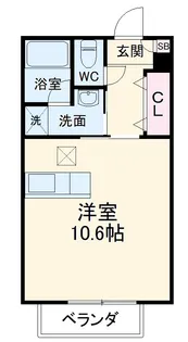 コフレメゾン【102号室】の間取り