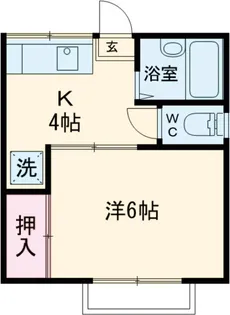 フェリス【W-12号室】の間取り