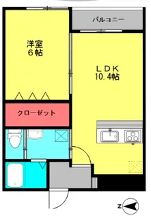 アバカスK【1階】の間取り