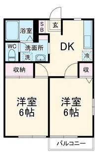 ウインベルコーラス【2階】の間取り