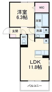 グリーンヒル二重堀【2階】の間取り