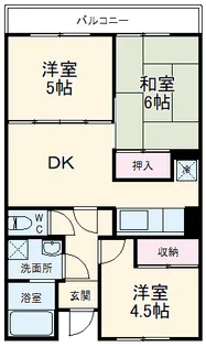 第二大越ビル【102号室】の間取り