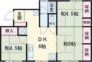 第6ウィーンハイツ【4階】の間取り