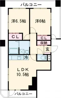 サンライズ南池袋【701号室】の間取り