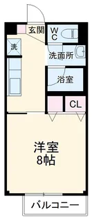 シャトー愛【201号室】の間取り