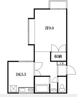 ハイツナカムラ第一【101号室】の間取り