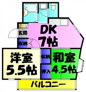 ノブトKC【4階】の間取り