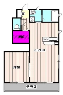 イレックスB【1階】の間取り