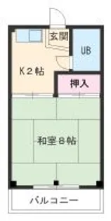 コーポあい【203号室】の間取り