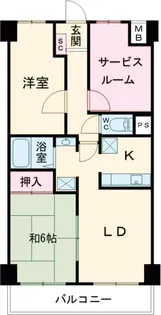 プロフィットリンク竹ノ塚【3階】の間取り