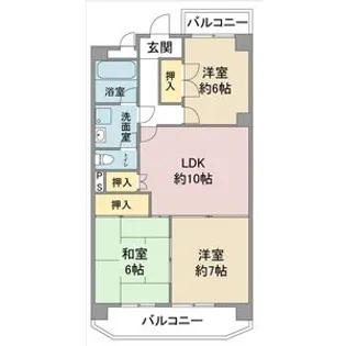 トーク21【B3号室】の間取り