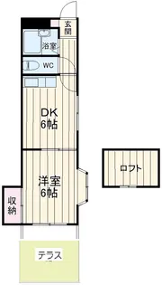 パレス八千代台【1階】の間取り