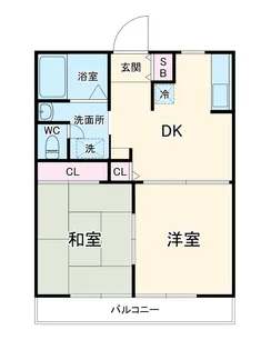 グランメール壱番館【2階】の間取り