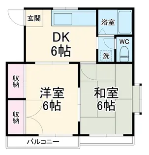 コアハイム八千代【2階】の間取り