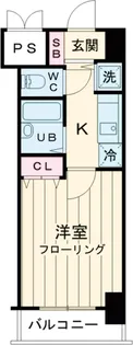 パークウェル池袋【4階】の間取り