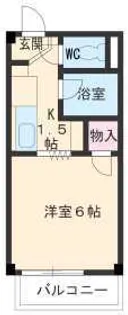アネックス西枇杷島【2階】の間取り