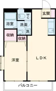リビオン【201号室】の間取り