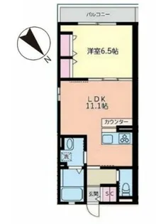 MOE新千葉【2階】の間取り