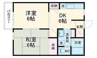 グランメール勝田台【2階】の間取り