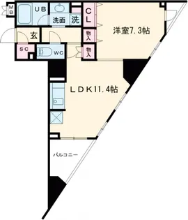 カスタリア池袋【4階】の間取り