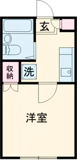 プランドール吉野【102号室】の間取り