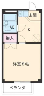 サンハイツ新町Ⅰ【203号室】の間取り