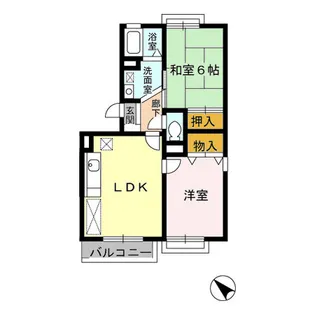 マースピア【3階】の間取り