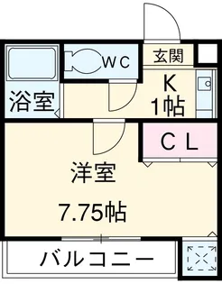 エクセラン柏森【2階】の間取り
