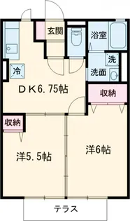 ヴィラ ラフィーネ【1階】の間取り