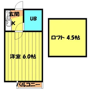 ハイムプリマヴェーラ【2階】の間取り