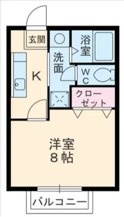 サン・friends北外山ⅡA【201号室】の間取り