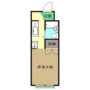 ファミール稲毛【1階】の間取り