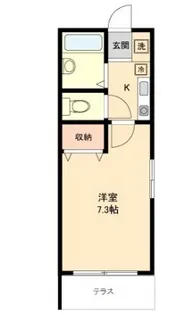 プレステージ幕張【1階】の間取り