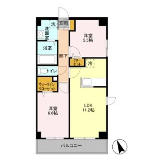 グレースⅦ【4階】の間取り