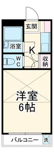 ジュネパレス八千代第16【1階】の間取り