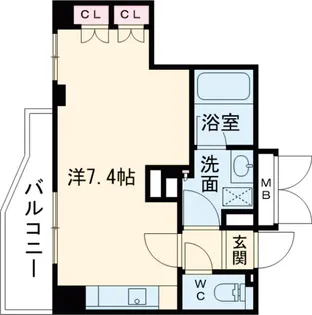 サンピエス池袋【9階】の間取り