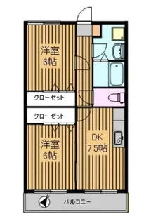 向原マンション【1階】の間取り