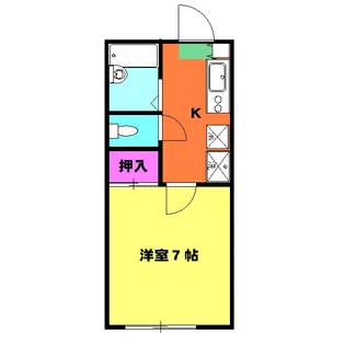 グリーンヒル山口【2階】の間取り