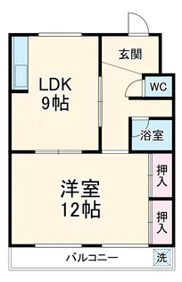ハイツ久郷【3階】の間取り
